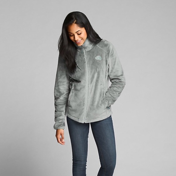 North face fuzzy jacket (NWT!) greyish purple -Sm - Picture 6 of 7